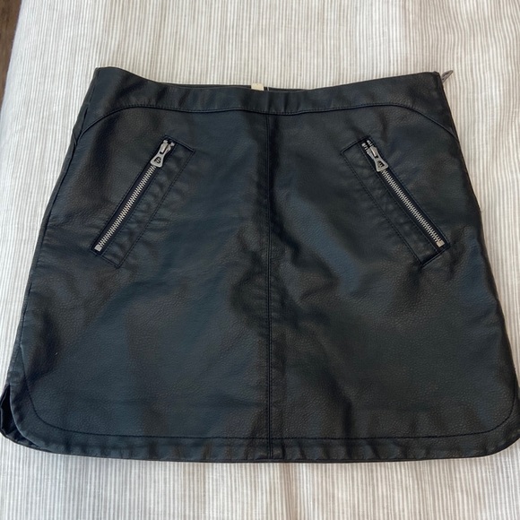 silence + noise Dresses & Skirts - Leather Skirt - Silence and Noise
